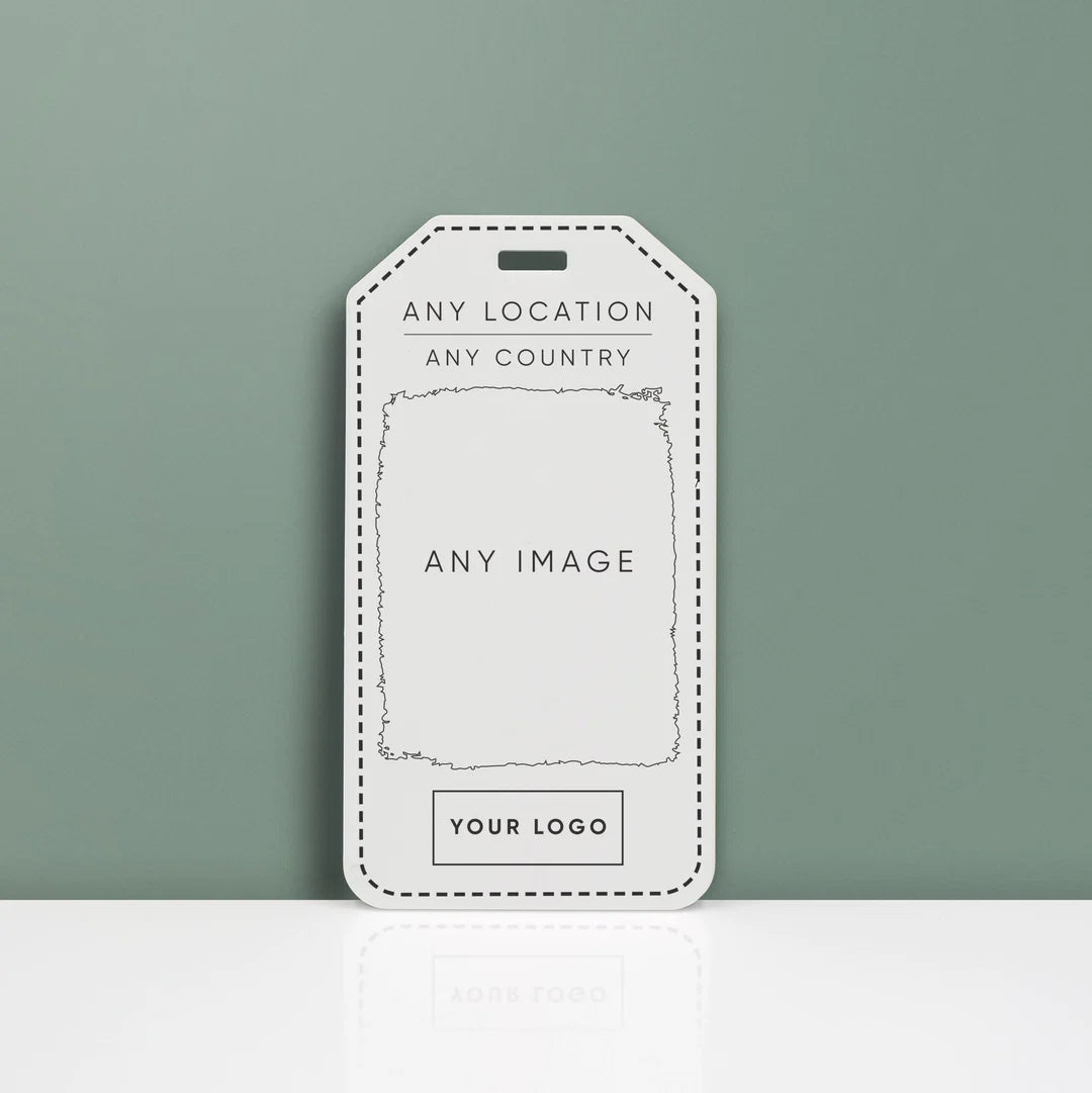 Bali Acrylic Luggage Tag