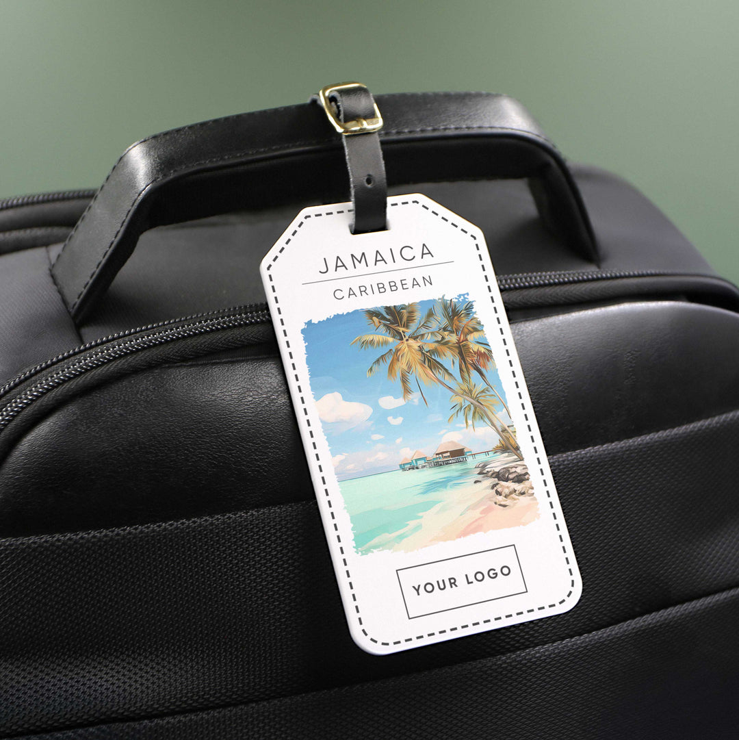 Caribbean Acrylic Luggage Tag