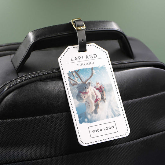 Lapland Sleigh Acrylic Luggage Tag