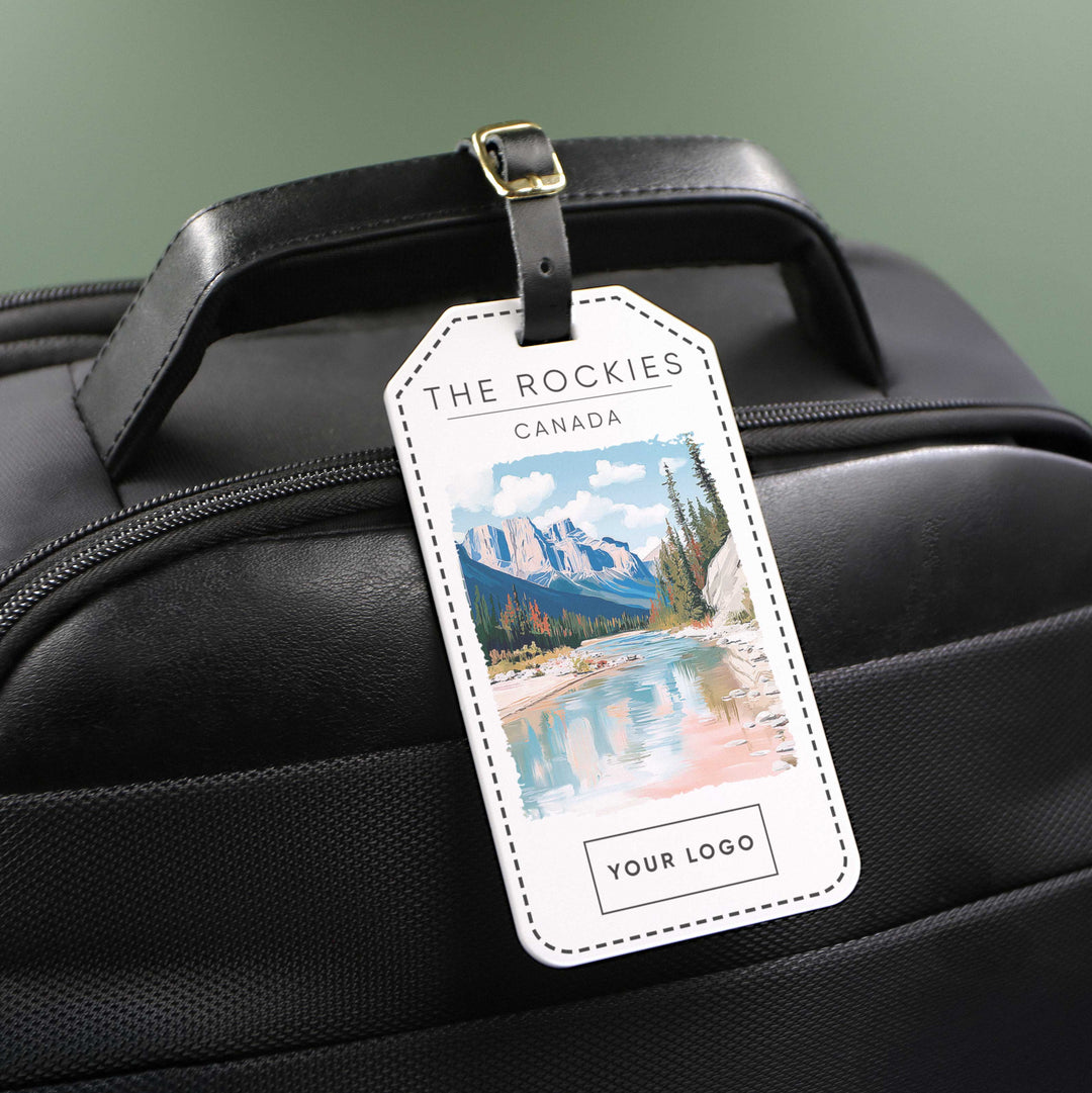 Lakes & Mountains Acrylic Luggage Tag