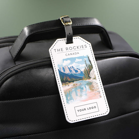 Lakes & Mountains Acrylic Luggage Tag