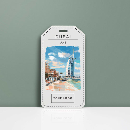 Dubai Acrylic Luggage Tag