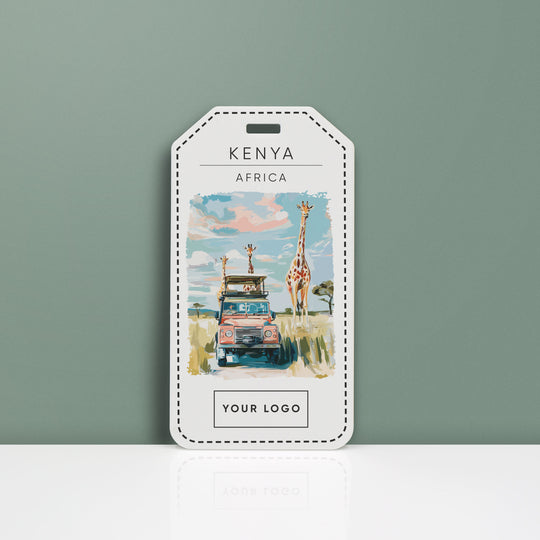 Safari Acrylic Luggage Tag