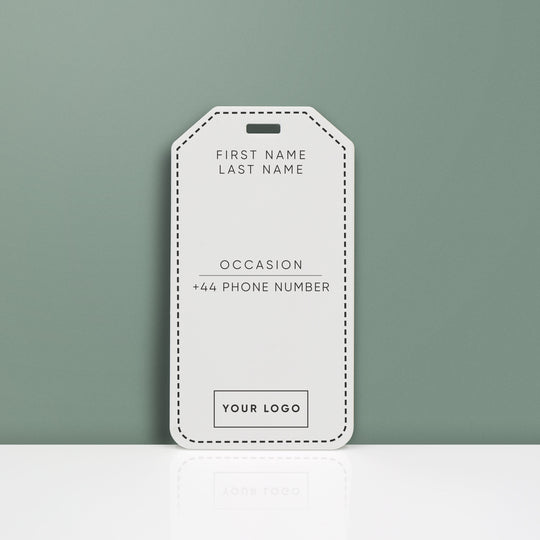 Safari Acrylic Luggage Tag