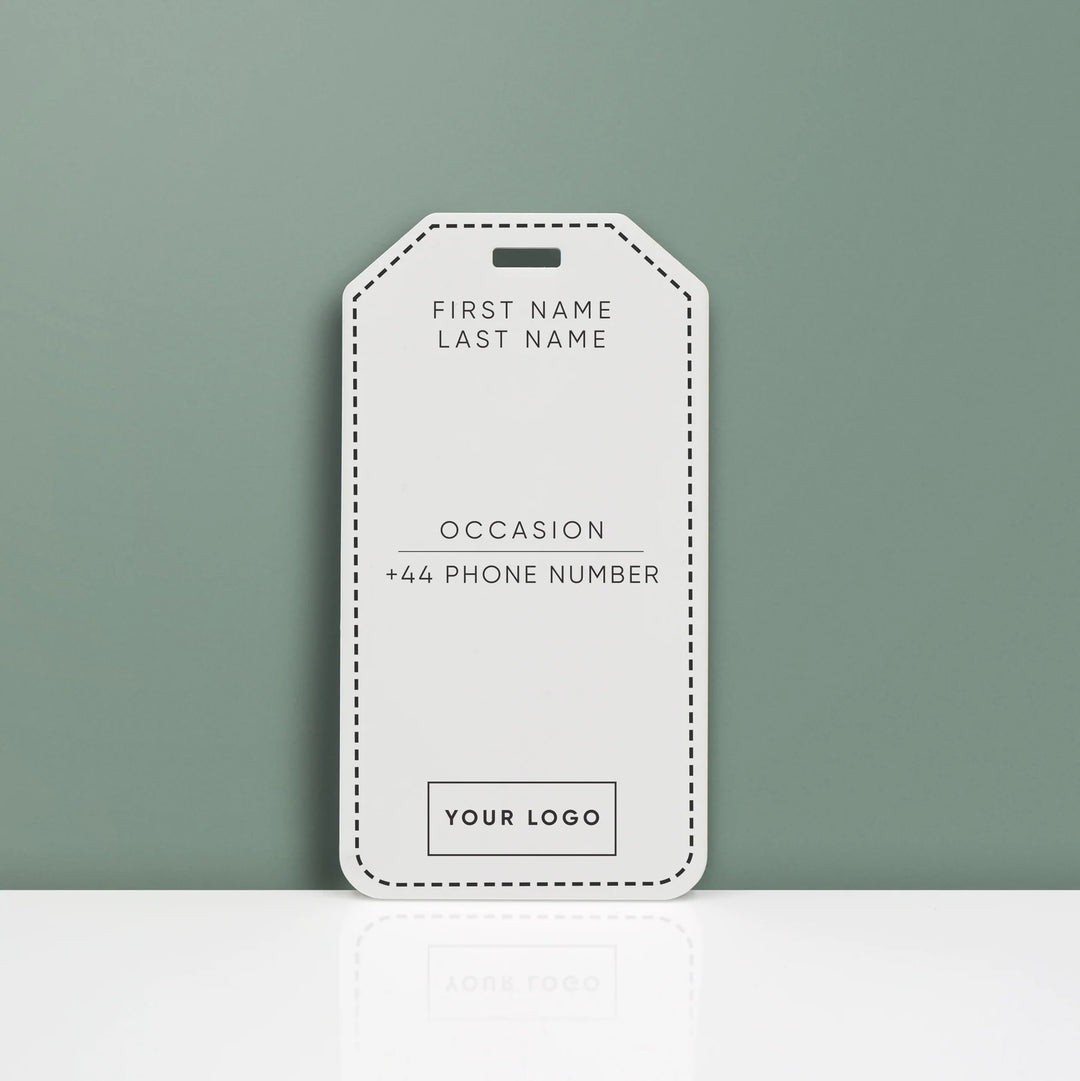 Free Acrylic Luggage Tag