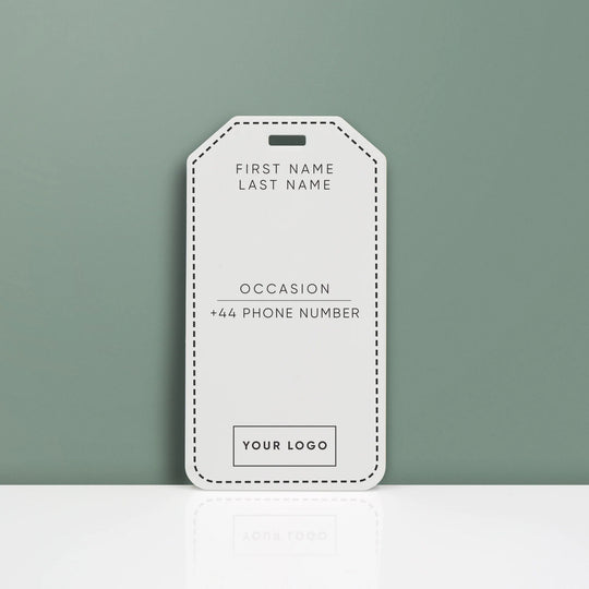 Free Acrylic Luggage Tag