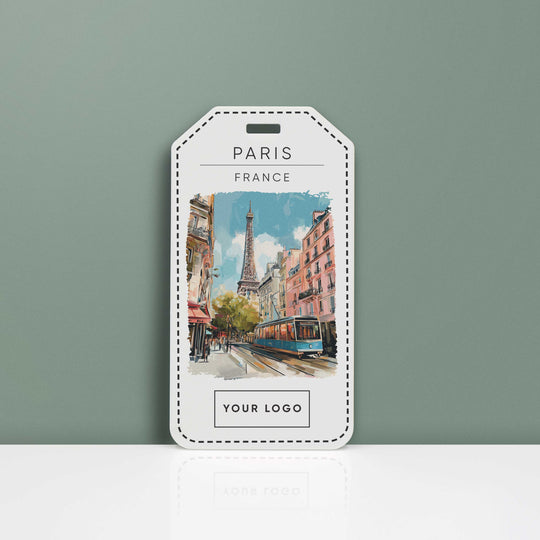 Paris Acrylic Luggage Tag