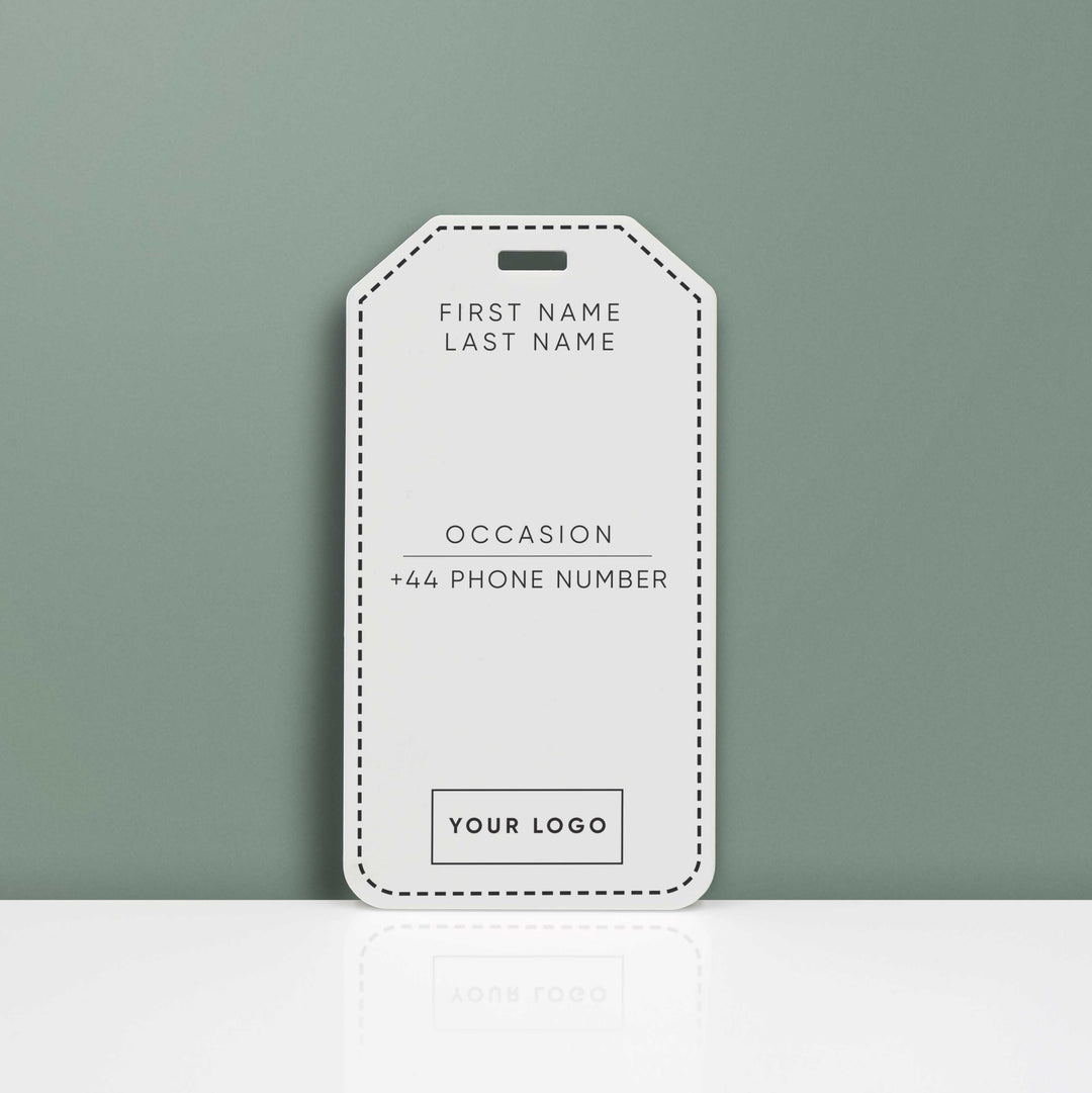 New York Acrylic Luggage Tag