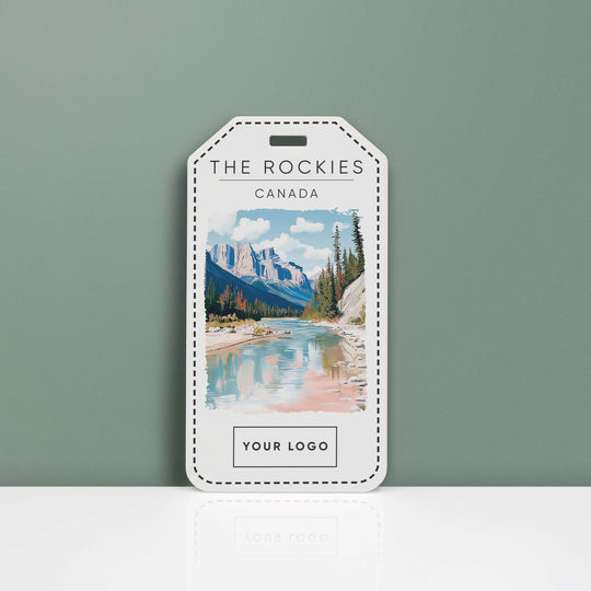 Lakes & Mountains Acrylic Luggage Tag