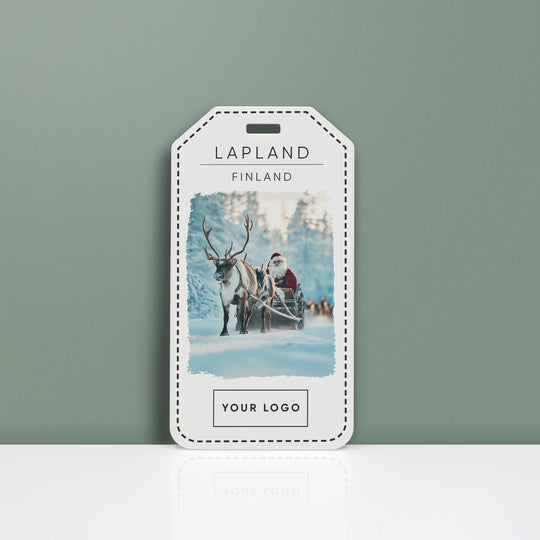 Lapland Santa Acrylic Luggage Tag