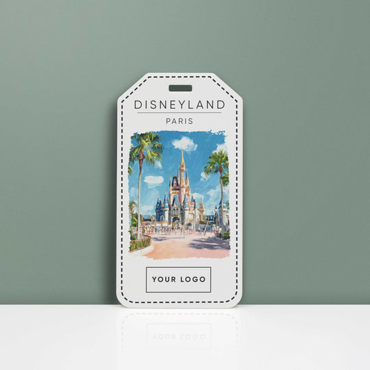 Theme Park Acrylic Luggage Tag
