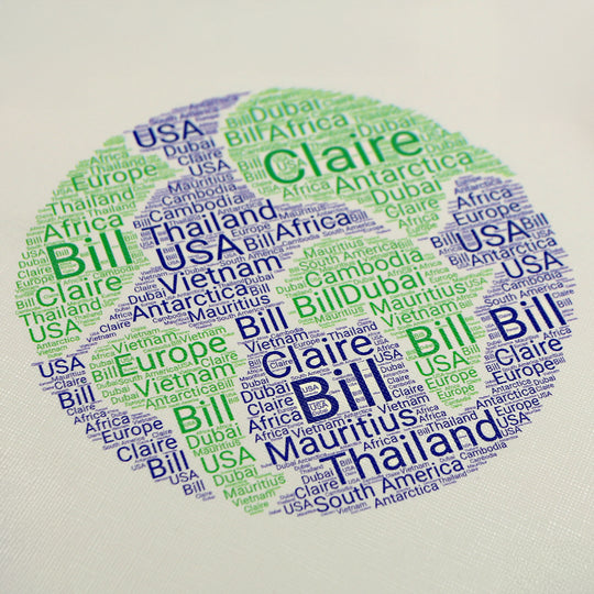 Name World Travel Family Organiser