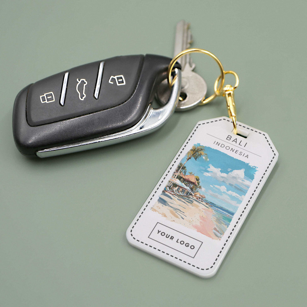 Bali Acrylic Keyring