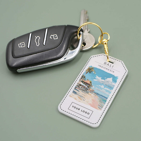 Bali Acrylic Keyring