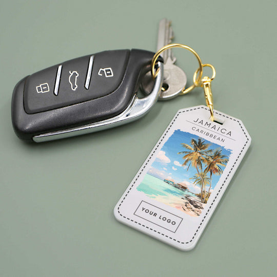 Caribbean Acrylic Keyring
