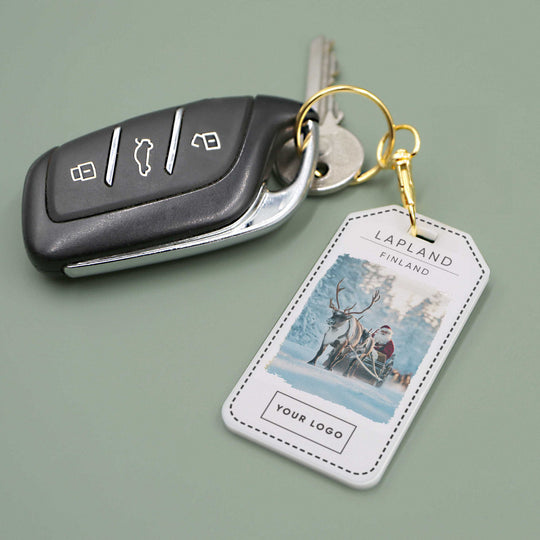 Lapland Santa Acrylic Keyring