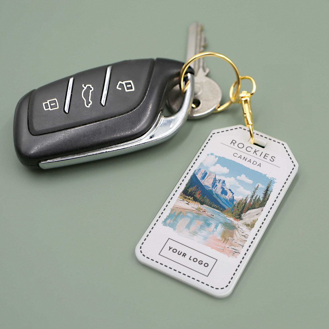 Lakes & Mountains Acrylic Keyring