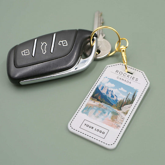 Lakes & Mountains Acrylic Keyring