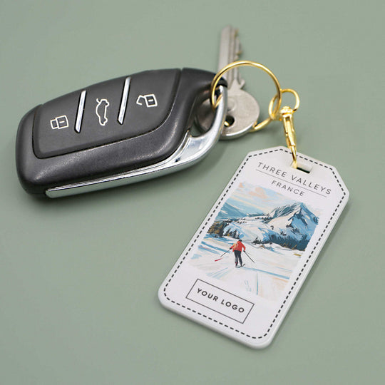 Ski Acrylic Keyring