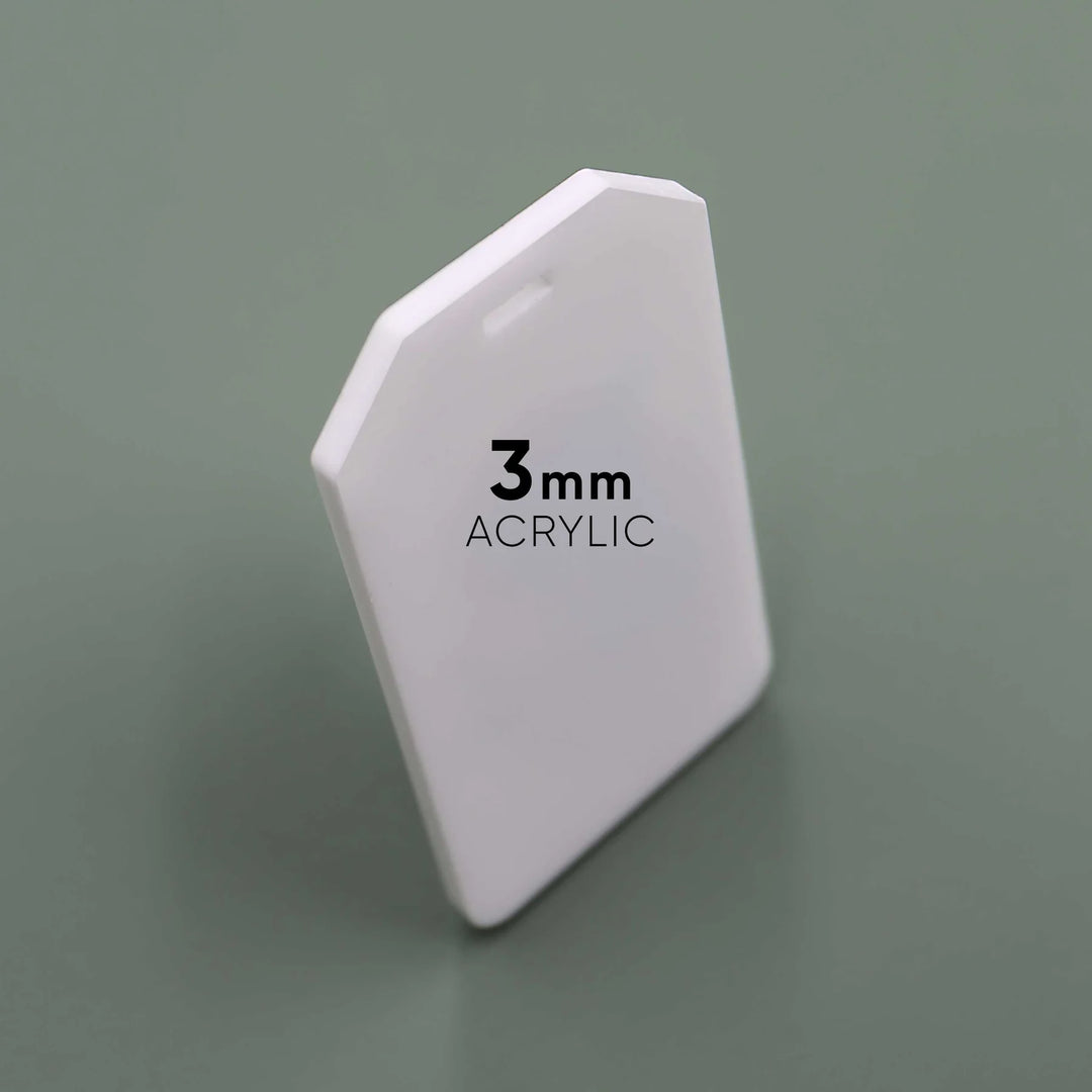 Free Acrylic Luggage Tag