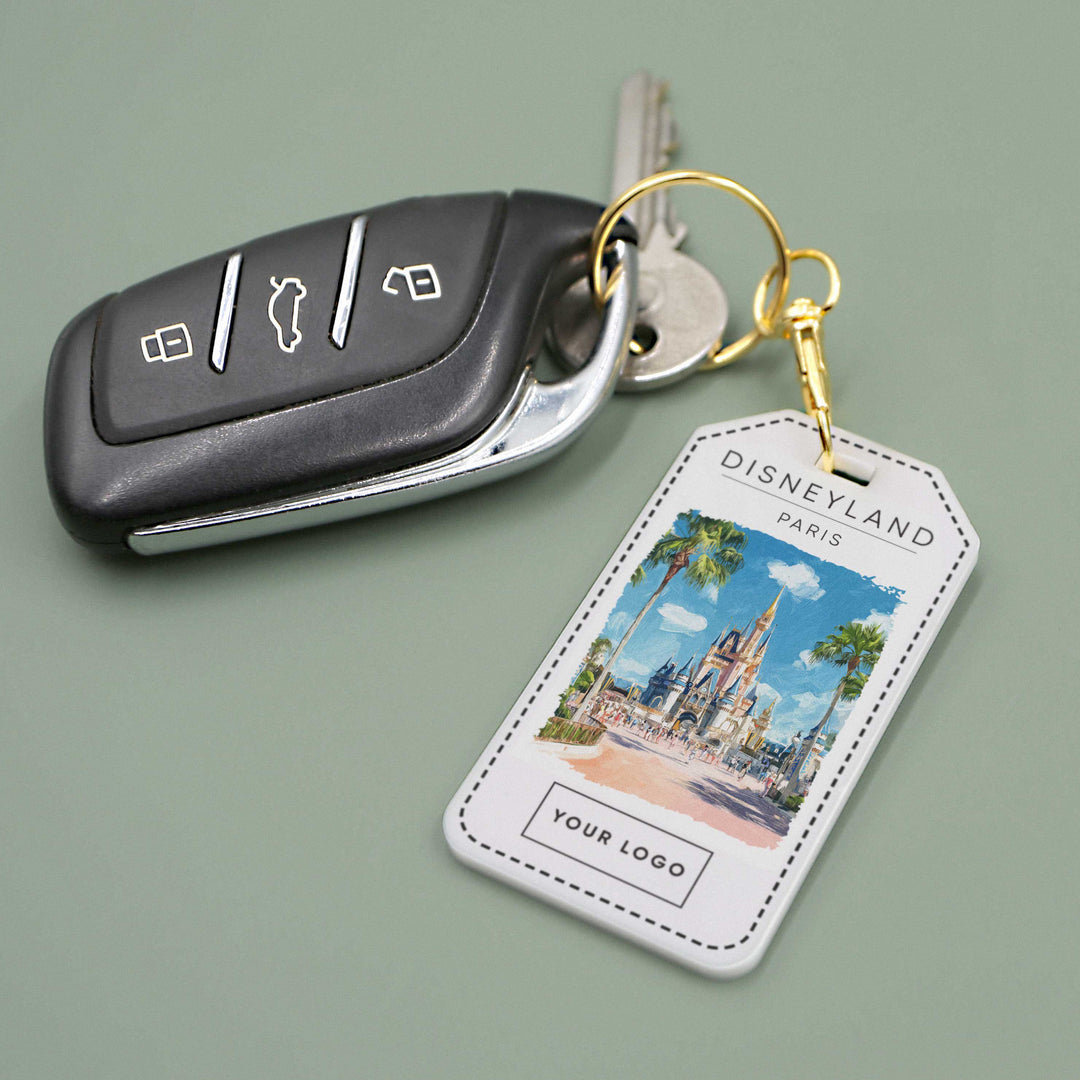 Theme Park Acrylic Keyring