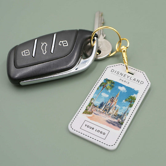 Theme Park Acrylic Keyring