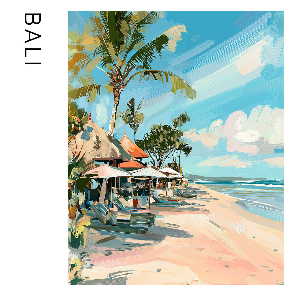 Bali Saffiano Postcard Travel Wallet