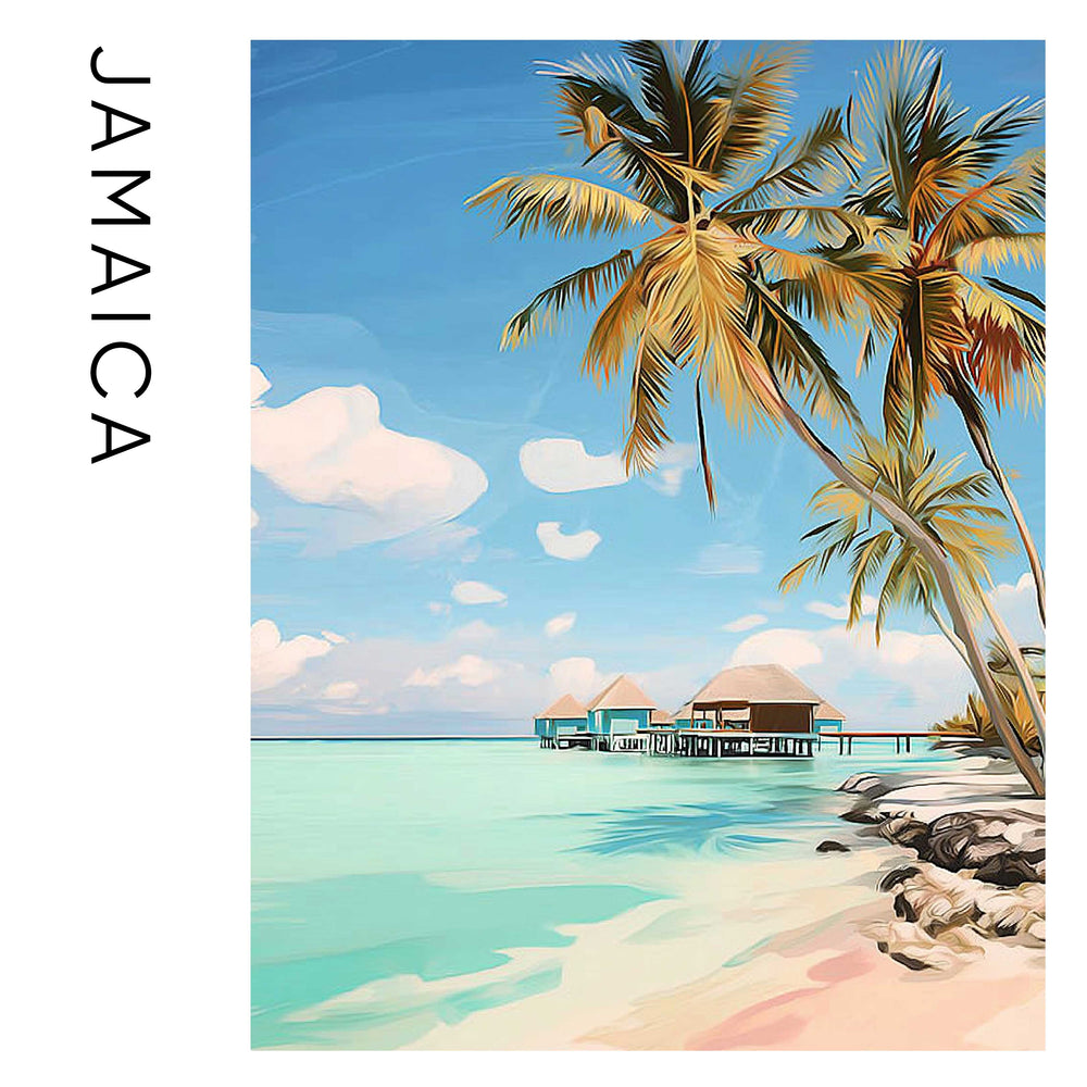 Caribbean Saffiano Postcard Travel Wallet