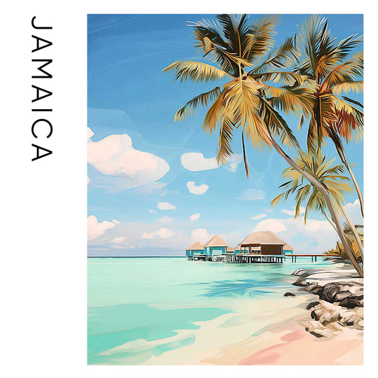 Caribbean Saffiano Postcard Travel Wallet