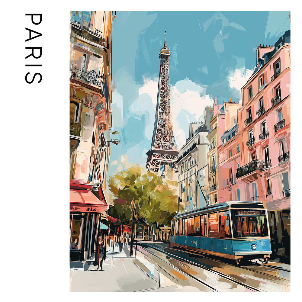 Paris Acrylic Keyring
