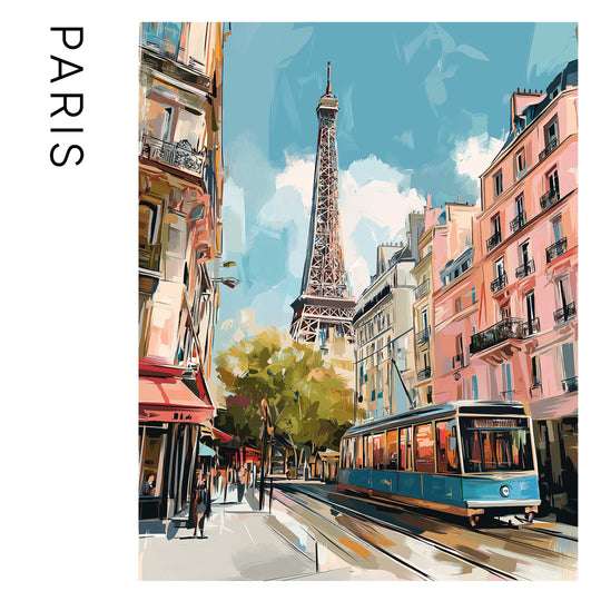 Paris Acrylic Keyring