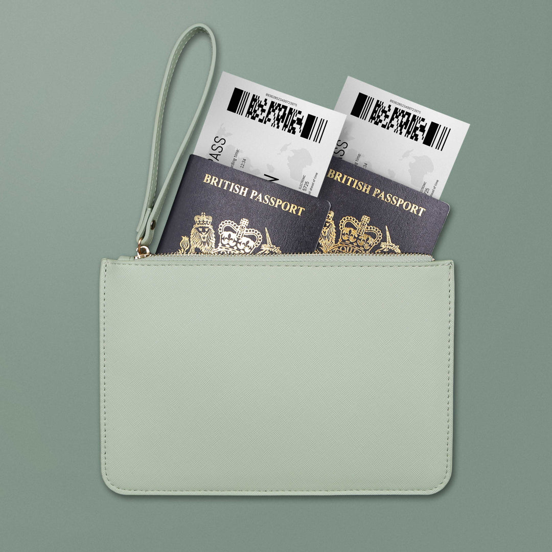 Bespoke Saffiano Postcard Travel Wallet