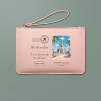 Theme Park Saffiano Postcard Travel Wallet