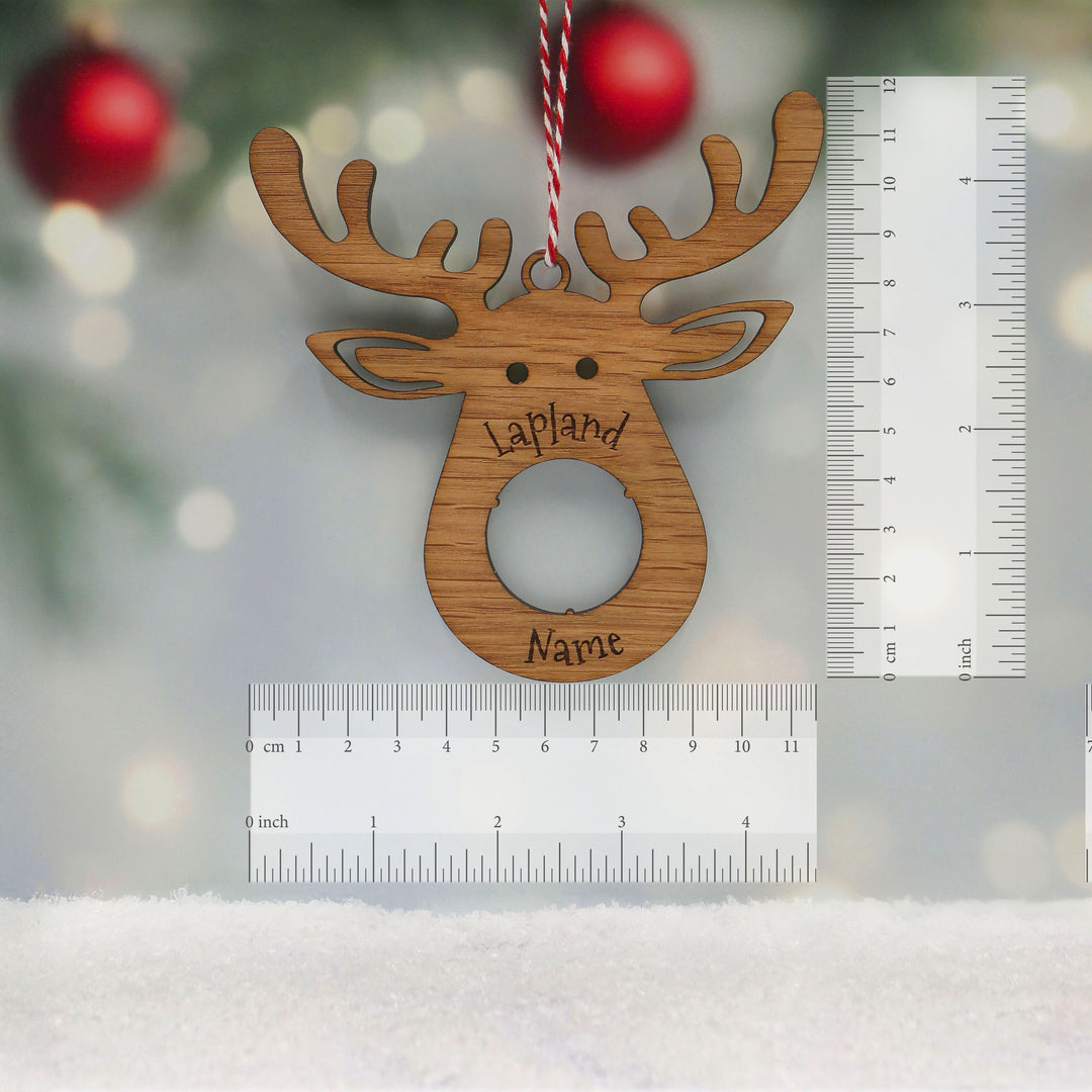 Oak Rudolph Personalised Reindeer