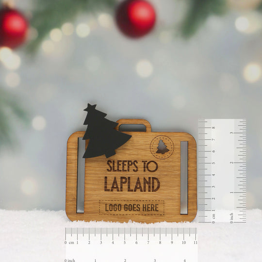 Oak Sleeps to Lapland Cut-out Countdown - Ribbon or Magnetic with/without logo