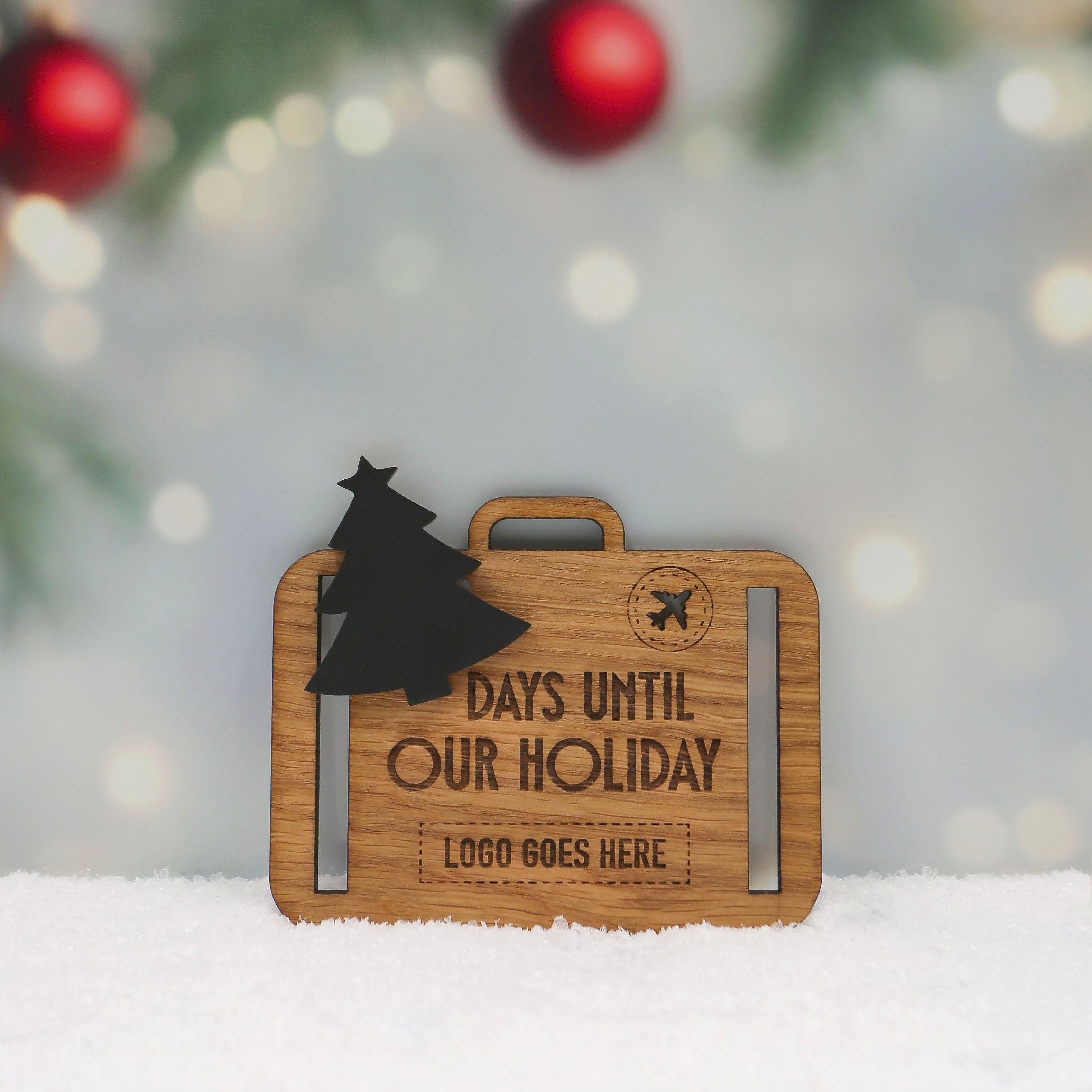 Oak Holiday Cut-out Countdown - Ribbon or Magnetic – Myteandboo